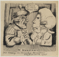 KG 1985 010
<br/>
Nieuwjaarswens 1968
<br/>
<em>Berserik, Herman (1921-2002)</em>